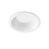 SING 1XLED 8W,24W Stropní vestavné bodové svítidlo, těleso hliník, difuzor plast, pro zářivku 1xLED 8W,2700K,580lm / 1xLED 24W, 2700K/4000K, 2000lm/2100lm, 230V, IP20, rozměry d=112mm, h=75mm / d=220mm, h=85mm