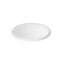 LOVOS 1XLED 40W Stropní podhledové svítidlo, těleso kov, difuzor plast opál, 1xLED 40W, 3000K, 3200lm,, 230V, IP20, rozměry d=415mm, h=76mm