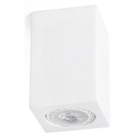 ARTAN SQUARE 1X8W GU10 Stropní přisazené svítidlo, těleso plast bílá lesk, pro žárovku 1x8W, GU10, 230V, IP20, tř.1. rozměry 70x70x110mm