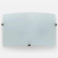 WURM 1 Nástěnné svítidlo, materiál kov, nikl matný, stínítko sklo opálové, 1x60W, E27, 230V, IP20, rozměry 180x300mm.