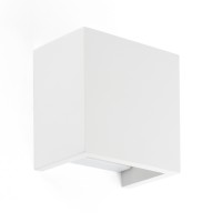 ARTEK Nástěnné svítidlo, těleso sádra, povrch bílá, pro žárovku 1x40W, G9, 230V, IP20, tř.1, rozměry 125x125x75mm, svítí nahoru/dolů