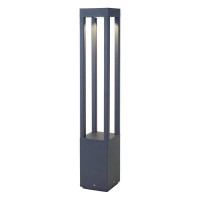 KARIMA F1 Sloupkové svítidlo, exteriérové, venkovní, těleso hliník, povrch šedočerná / světle hnědá (rezavá), LED 1x5W, teplá 2850-3050K, 200lm (svítí cca jako 10W žárovka), 230V, IP54, rozměry 650x108x108mm, svítí dolů