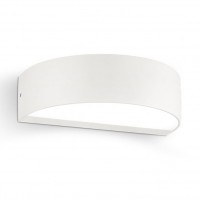 VORTO Nástěnné svítidlo, těleso kov, povrch šedostříbrná nebo bílá, stínítko plast, LED 11W, teplá bílá 3000K, 960lm/cca 50W žár., 230V, zvýšené krytí IP54, tř.1, rozměry 60x207x126mm, svítí nahoru/dolů