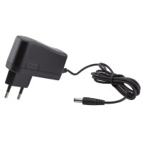 Síťový adaptér 12V, 1A, 12W Síťový adaptér do zásuvky vstup 230V, výstup 12V, 1A, 12W, IP20, s konektorem 5,5 x 2,1mm, ochrana proti zkratu, přetížení, přehřátí