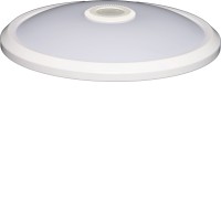 UNIGE 12W/16W PIR Stropní přisazené svítidlo, s PIR senzorem pohybu, záběr 360°, dosah 1-6m, čas 10s-3min, základna kov, bílá, difuzor plast opál, LED 12W/800lm, 16W/1150lm, neutrální 4000K, 230V, IP20, rozměry d=290mm, h=62mm.
