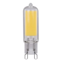 LED žárovka 3W G9 400lm teplá 3000K Světelný zdroj LED žárovka, materiál sklo, difuzor sklo čiré, LED 3W, G9, 400lm, teplá 3000K, 230V, střední životnost 25.000h, rozměry d=16mm, h=61mm