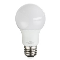 LED žárovka 9W E27 810lm 3000K, 4000K Světelný zdroj LED žárovka, materiál kov, povrch bílá, difuzor plast opál, LED 9W, E27, A60, 810lm, teplá 3000K, 230V, střední životnost 25.000h, rozměry d=60mm, h=110mm