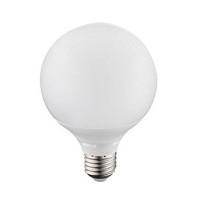 LIARA LED E27 7W 580LM 3000K Světelný zdroj LED, základna kov, povrch stříbrná, čočka plast opál, LED 7W, E27, G95, 580lm, teplá 3000K, 230V, životnost 25.000h, rozměry d=95mm, h=136mm