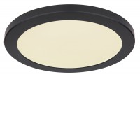 CLAUST R LED 6W, 18W, 24W, CCT Stropní přisazené svítidlo, těleso plast, povrch černá/bílá, difuzor plast opál, LED 6W, 18W, 24W, CCT přepín teplota teplá 3000K, neutrální 4000K, denní 6500K, IP20, rozměry dle typu.