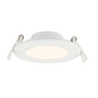 VLASTIN LED 9W/16W IP44/IP20 Stropní podhledové svítidlo, těleso plast, povrch bílá, difuzor plast opál, LED 9W/650lm, 16W/1200lm, přepínatelná teplota CCT teplá 3000K, neutr 4000K, denní 6000K, Ra80, 230V, zvýš krytí IP44/IP20, tř.2, průměr dle typu, h=32mm