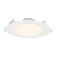 MORGAN LED 15W/24W IP65 Stropní vestavné svítidlo, těleso plast, povrch bílá, difuzor plast opál, LED 15W1300lm, 24W/1900lm, teplá 3000K, 230V, zvýšené krytí IP65, tř.2, rozměry průměr dle typu, h=42mm