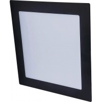 NURO-S LED 3W, 6W, 12W, 18W, 24W Stropní podhledové svítidlo čtvercové, těleso hliník, povrch bílá, chrom mat, černá, difuzor plast opál, LED 6W/12W/17W/24W, teplá 2800K, neutrální 3800K, 230V trafo na kabelu, IP20, tř.2, spodní mont SDK, rozměry dle typu