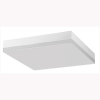 TENUS S IP44 Stropní svítidlo čtvercové, těleso plast, povrch bílá, difuzor plast opál, LED 12W/18W, 800lm/1200lm, teplá 3000K, neutrální 4000K, Ra80, 230V, do koupelny IP44, tř.2, rozměry dle typu, h=53mm