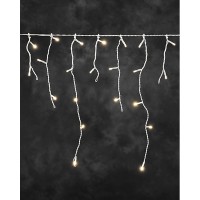 SYSTÉM 24V TŘÁSNĚ Vánoční osvětlení venkovní LED třásně, spojovatelný SYSTÉM 24V, 100x/200x teplá bílá LED, svítí stále, 24V, rozteč 12,6cm, délka 2,5, nebo 5m dle typu, délka třásní 37,5/87,5/50/75cm, transparentní kabel
