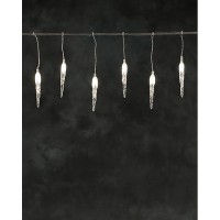 SYSTÉM 24V Rampouchy 5m Vánoční osvětlení venk spojovaelný systém 24V - rampouchy svítí stále 50x teplá LED,stále svítící, sv část 5m, rozteč 10cm, délka rampuchu 25cm, spoj/konek, IP44, trafo SAMOSTATNĚ