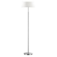 COMFORTE STOJACÍ 2X40W E14 Stojací lampa, základna kov, povrch chrom lesk, stínítko textil bílý, krycí sklo opál mat, pro žárovku 2x40W, E14, 230V, IP20, zař.tř.2, rozměry d=405mm, v=1605mm