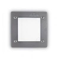 KAMILA SQUARE 1X3W GX53 LED Vestavné venkovní svítidlo do stěny, těleso plast, barva, bílá/šedá/černá, difuzor plast opál mat pro LED 1X3W GX53, 350lm, 230V. IP66, tř.2, rozměry 115x115x80mm, vč. mont. boxu