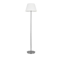 ESTETICA STOJACÍ 2X60W E27 Stojací pokojová lampa, základna kov, povrch chrom, difuzor sklo opál/kouřová šedá, pro žárovku, 1x100W, E27, 230V, IP20, rozměry d=400mm, v=1750mm