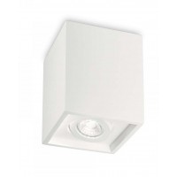 FREISE PL SQ Stropní přisazené bodové svítidlo, nastavitelný směr svícení, těleso sádra/beton, pro žárovku 1x35W, GU10, 230V, IP20, tř.2, rozměry 135x135mm, h=160mm.