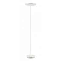 GEFRESE Stojací lampa, základna kov, povrch bílá/černá, difuzor plast opál, pro žárovku 4x15W, GX53, 230V, IP20, tř.2, rozměry d=350mm, h=1810mm, vč vypínače na tělese.