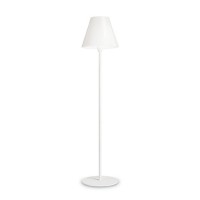 KICHOT BIG 1X60W E27 Stojací venkovní lampa, těleso kov, povrch lak bílá mat, difuzor plast opál, pro žárovku 1x60W, E27, 230V, IP44, tř.2. rozměry d=390mm h=1695mm