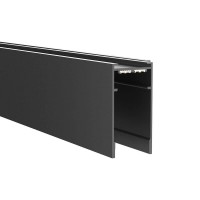 HENEF TRACK C 48V, 35mm Stropní, nebo závěsná, napájecí lišta kolejnicového systému, materiál hliníkový profil, povrch černá, napájení 48V, 240W, pro adaptéry svítidel  š=35mm, rozměry 42x85mm, l=1000mm/3000mm