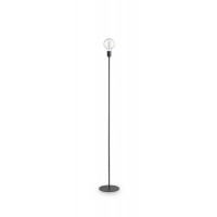HAIGER FL Stojací lampa s objímkou, těleso kov, povrch černá/bílá/mosaz, pro žárovku 1x60W, E27, 230V, IP20, tř.2, rozměry h=1700mm.