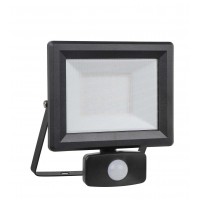 HOMBERG PIR LED reflektor sesenzorem pohybu PIR nastav. směr svícení, PIR senzor, základna hliník, povrch černá/bílá, difuzor sklo mat, LED 20W/1850lm, 30W/2700lm, teplá 3000K, 230V, IP65,  tř.1. rozměry dle typu.
