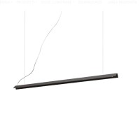 REDIO 20W Závěsné svítidlo, základna kov, povrch bílá/černá, difuzor plast opál, LED 20W, 1700lm, teplá 3000K, 230V, IP20, tř.2, rozměry 1100mmx30x34mm, vč. závěs. lanka l=2000mm, lze zkrátit.