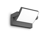 INFLIGO 20,5W IP54 Nástěnné venkovní svítidlo, nastav. směr svícení, těleso hliník, povrch bílá/černá antracit/černá/šedá/kávová, dif plast opál, LED 20,5W, 2300lm, teplá 3000K, 230V, IP54, tř.1, rozměry 212x100x165mm