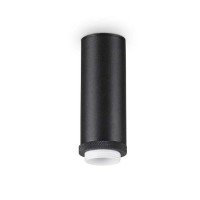 SUBR PL 1x60W E27 Stropní přisazené svítidlo, těleso kov, povrch černá/bílá, pro žárovku 1x60W, E27, 230V, IP20, tř.2, rozměry d=50mm, h=129mm.