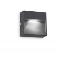 REPET SQ 1,5W IP65 Nástěnné venkovní svítidlo, těleso hliník, povrch bílá/černá antracit/kávová, dif plast, LED 1,5W, 160lm, teplá 3000K, 230V, IP65, tř.2, rozměry 100x100x30mm, svítí dolů.