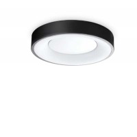 RESEDA 15W/20W/25W/29W Stropní přisazené svítidlo, těleso hliník, povrch bílá/černá, difuzor plast opál, LED 15W/1350lm, 20W/1850lm, 25W/2250lm, 29W/2650lm, teplá 3000K, 230V, IP20, tř.2, rozměry dle typu.