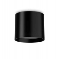 REMISI 10W Stropní, přisazené, svítidlo, těleso hliník, povrch černá/bílá/mosaz, difuzor plast opál, LED 10W, 1100lm, teplá 3000K, 230V, IP20, rozměry d=100mm, h=86mm.