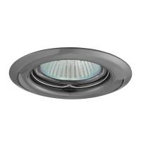 ARGUS P-CB Podhledové svítidlo bodové, kruhové, pevné, těleso kov, povrch chrom černý, pro halogenovou žárovku 50W, Gx5,3 (GU5,3), 12V, d=95mm, symbol "F" montáž na hořlavý podklad max 35W