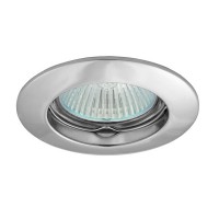 ATAKI P-CL Podhledové svítidlo bodové, kruhové, pevné, těleso hliník, povrch chrom lesk, žárovka 50W, Gx5,3 (GU5,3), 12V, IP20, d=79mm, h=100mm, symbol "F" montáž na hořlavý podklad max 35W