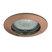 ATAKI P-AN Podhledové svítidlo bodové, kruhové, pevné, těleso hliník, povrch antik mat, žárovka 50W, Gx5,3 (GU5,3), 12V, IP20, d=79mm, h=100mm, symbol "F" montáž na hořlavý podklad max 35W