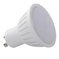 LED žárovka MAT 3W 5W 7W GU10 ES50 Světelný zdroj, LED 3W/5W/7W, GU10 ES50, teplá 3000K, nebo denní 5700K, Ra80, vyzař úhel 120°, 230V, d=50mm, l=56mm, stř život 20000 hod, 15000 zap/vyp