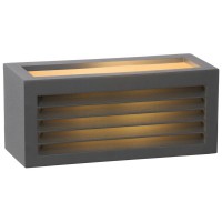 ADEFUR 1X18W E27 Stropní venkovní svítidlo, těleso hliník, difuzor plast mat, pro žárovku 1x18W, E27, 230V, IP54, tř.1. rozměry 250x103x110mm