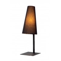 INOCUTIS TL 1x60W, E27 Stolní lampa, těleso kov, povrch černá, stínítko textil černá/béžová, pro žárovku 1x60W, E27, 230V, IP20, tř.2, rozměry d=180mm, h=560mm, vypínač na kabelu.