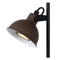 VIBORG TL Stolní lampa, těleso kov, povrch rezavá a černá, pro žárovku 1x35W, GU10, 230V, IP20, rozměry hlavice d=110mm, h=80mm, výška lampy h=380mm.