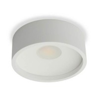 RUC LED 10W STMÍVATELNÉ Stropní, přisazené svítidlo, základna hliník, povrch bílá, LED 10W, 800lm, teplá 3000K, stmívatelné triac, 230V, IP20, tř.1, rozměry d=140mm, h=50mm