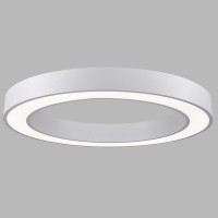 CALAIS LED kruhové Stropní svítidlo, těleso hliník, povrch bílá, nebo černá, difuzor plast opál PMMA, LED 50W/3300lm, nebo 80W/6400lm, CCT 3000K/4000K, nebo teplá 3000K, nebo neutrál 4000K, stmív DALI, 230V, IP20, tř.1, rozměry dle typu