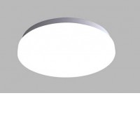 OLAVA LED 18W, IP44 Stropní přisazené svítidlo, HF senzor pohybu dle typu, těleso plast, povrch bílá, difuzor plast opál, LED 18W, 24W, přepínatelná teplota CCT teplá 3000K, neutrální 4000K, denní 6000K, 230V, IP44, rozměry dle typu.