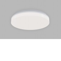 MARSE 15W emergency CCT Stropní nouzové přisazené svítidlo, pro trvalé i nouzové svícení, záloha 3h, těleso plast bílá, difuzor plast opál, LED 23W, 2300lm, přepín. nast. teplota CCT teplá 3000K-neutrální 4000K, Ra90, 230V, IP54, rozměry d=280mm, h=53mm.