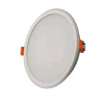 JERONO LED Vestavné, stropní svítidlo, základna plast PC, povrch bílá, difuzor PMMA plast opál, LED 6W/12W/18W, 540lm/1080lm/1620lm, teplá 3000K, nebo neutrální 4000K, 230V, IP20, tř.1, rozměry průměr dle typu, h=36mm