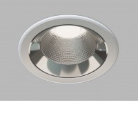 KLODZKO 15W/25W CCT Stropní podhledové svítidlo, hliník, bílá a stříbrná, LED 15W/1800lm, 25W/3000lm, nast. teplota CCT teplá 3000K-neutrální 4000K, stmív. dle typu, vyzař. úhel 60°, UGR<19, Ra90, 230V, IP54, rozměry dle typu.
