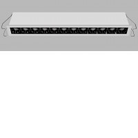 VENLOS 6W/10W/20W CCT Podhledové zápustné svítidlo, hliník, rámeček bílá/černá, buňky černá, LED 6W/480lm, 10W/800lm, 20W/1600lm, TW dle typu, přepín CCT teplá 2700K/3000K/neutr 4000K, stmív. dle typu, Ra90, UGR<19, 230V, IP20, rozměry dle typu.