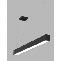 KIKI 30W/40W/60W, CCT Závěsné svítidlo, těleso kov, povrch bílá/černá, dif. plast opál, LED 30W/3300lm, 40W/4400lm, 60W/6600lm, přepínateln. teplota CCT teplá 3000K/neutrální 4000K, stmív. dle typu, vyzař. úhel 110°, Ra90, 230V, IP20, rozměry dle typu.