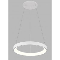 LEGNICA S 38W, 48W, 60W, 80W Závěsné svítidlo, těleso hliník, povrch černá/bílá/kávová/zlatá, difuzor plast opál, LED 38W/48W/60W/80W, nast. teplota CCT teplá 3000K, neutrální 4000K, stmív. dle typu, 230V, IP20, rozměry dle typu.